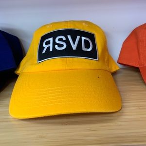Yellow RSVD dad cap NWT 🔥